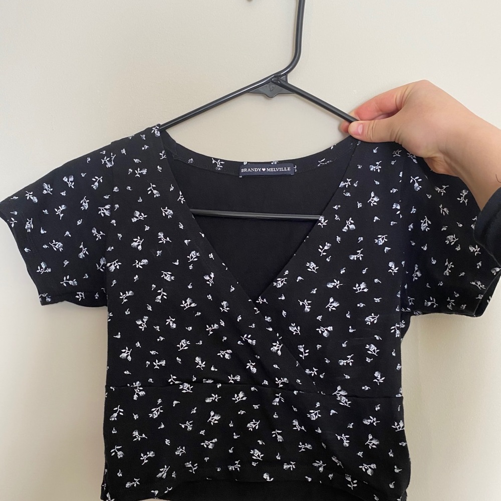 Floral crop top